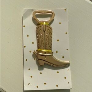 Cowboy boot bottle opener